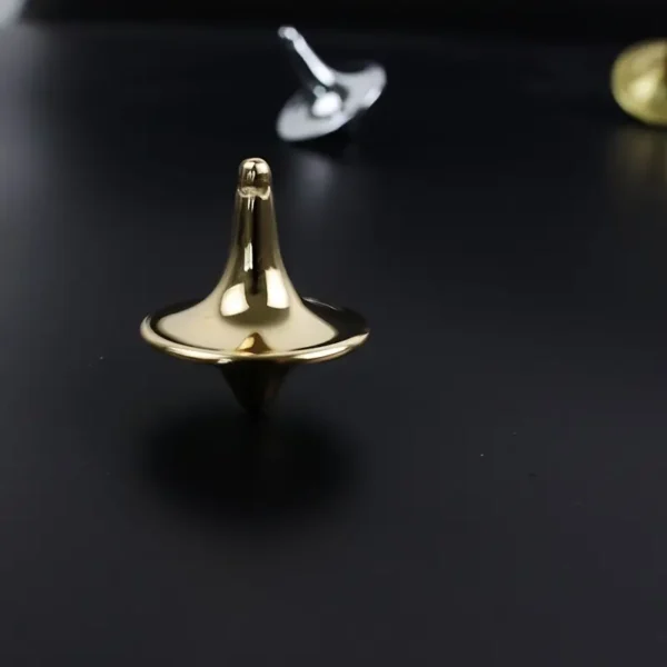 Movie Totem Metal Gyro Silvery Hand Spinning Top Fingertips Small Cyclone Gyroscope Antistress Fidget Toys